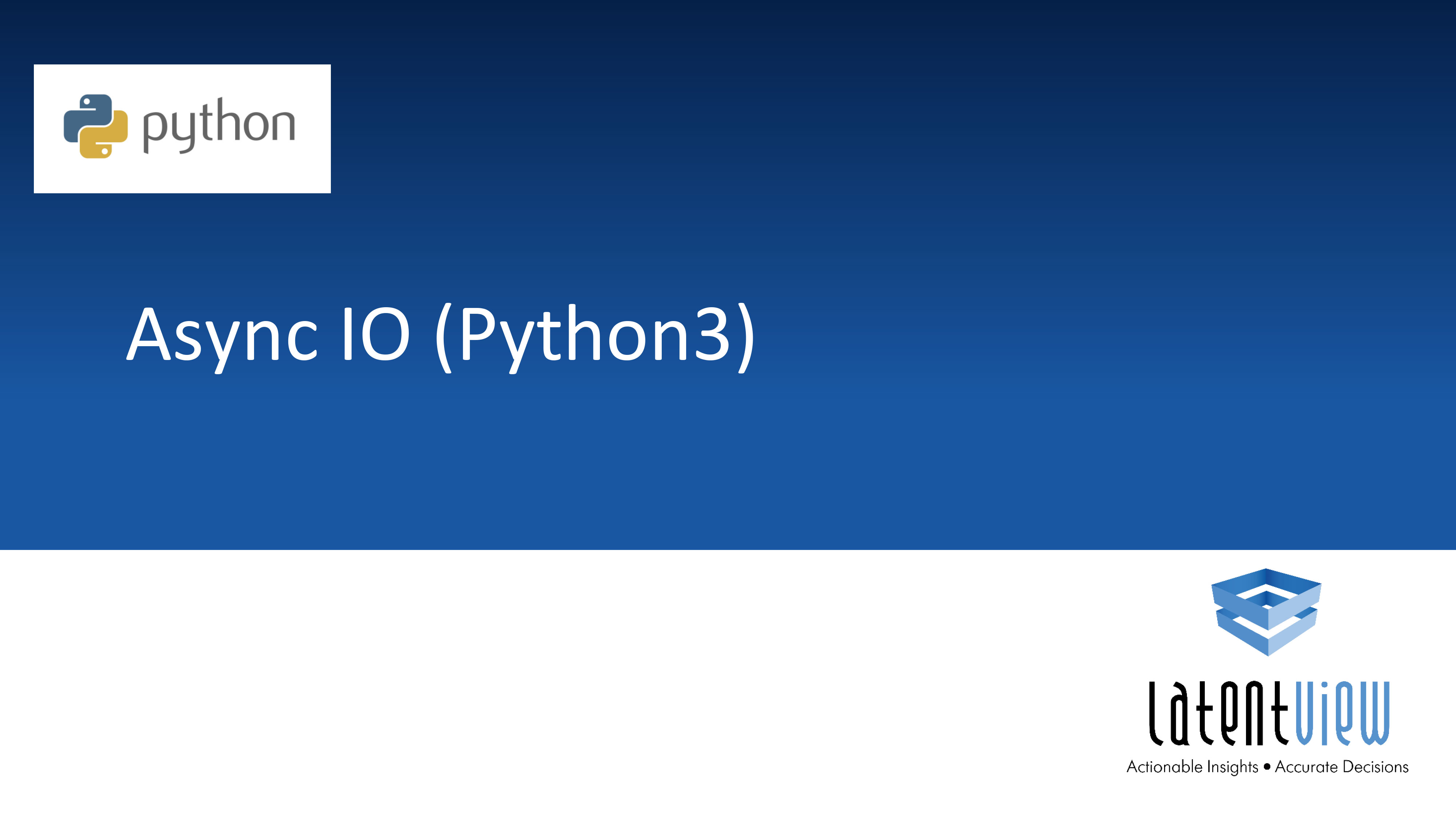 Как установить asyncio python linux